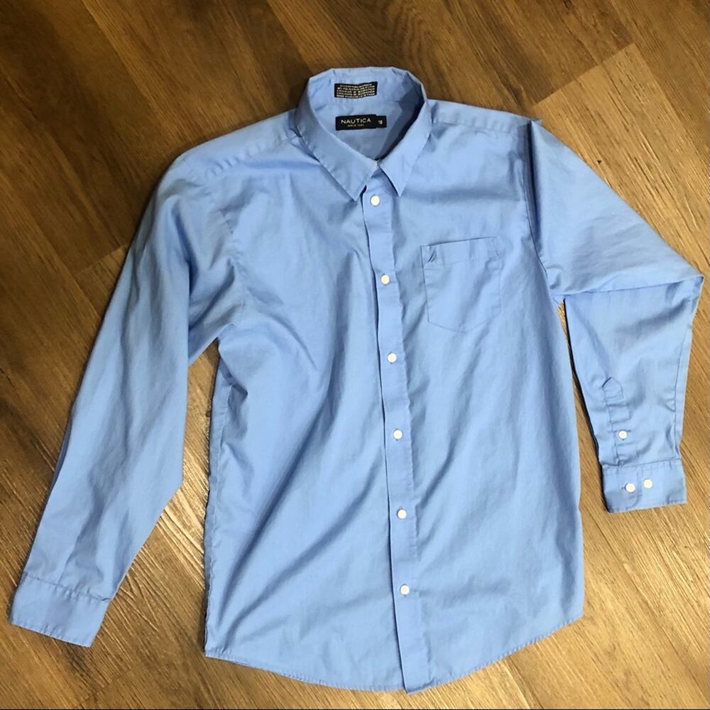 Nautica Button Up Dress Shirt Men’s Size 18